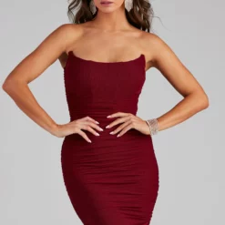 Windsor. Cassidy Strapless Trumpet Formal Dress -Deals Skirt Store 05002 2030 4