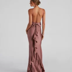 Windsor. Meadow Formal Open Back Ruffled Dress -Deals Skirt Store 05002 2048 1