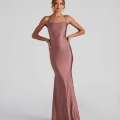 Windsor. Meadow Formal Open Back Ruffled Dress -Deals Skirt Store 05002 2048 2