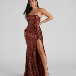 Windsor. Rowena Sequin Mermaid Dress -Deals Skirt Store 05002 2052 3