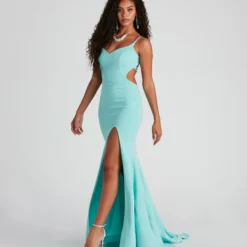 Windsor. Maves Formal High Slit Mermaid Dress -Deals Skirt Store 05002 2236 3