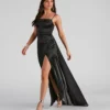 Windsor. Trina Formal Satin Back Sash Dress -Deals Skirt Store 05002 2280 1