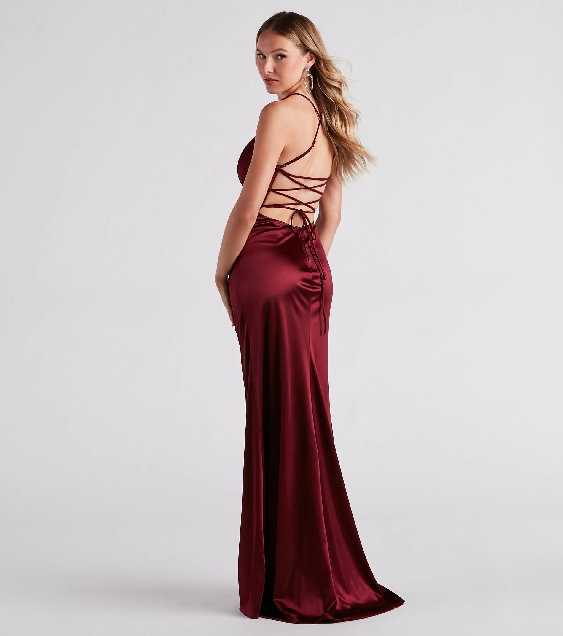 Windsor. Serenity Ruched Satin Formal Dress 12 Windsor. Serenity Ruched Satin Formal Dress - Image 10