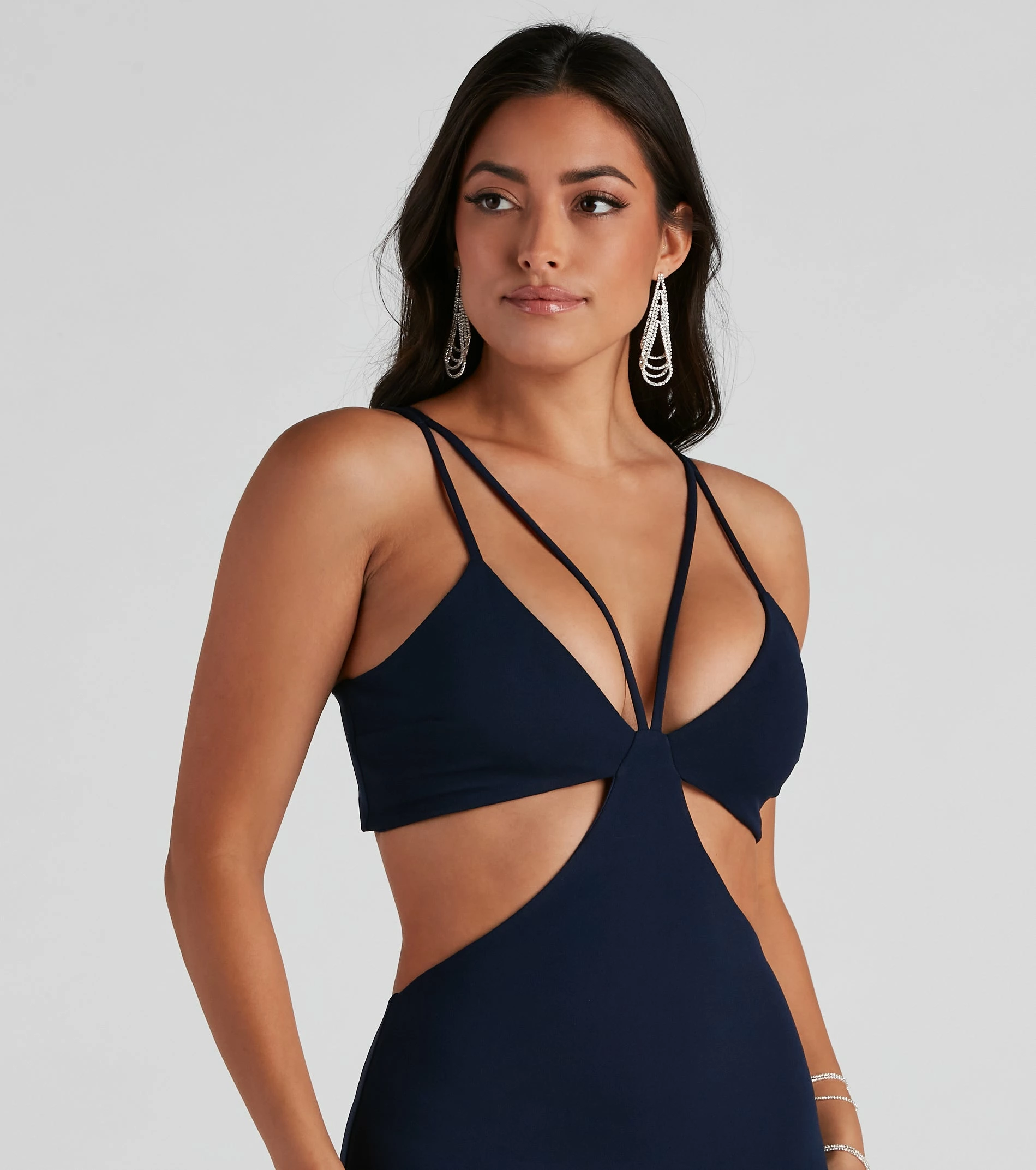 Windsor. Annah Formal Crepe Long Dress 4 Windsor. Annah Formal Crepe Long Dress - Image 2