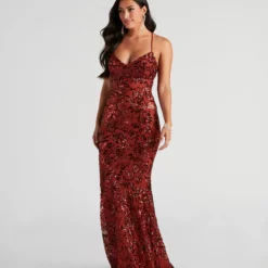 Windsor. Marleigh Formal Sequin Scroll Dress 28 Windsor. Marleigh Formal Sequin Scroll Dress -Deals Skirt Store 05002 2417 3