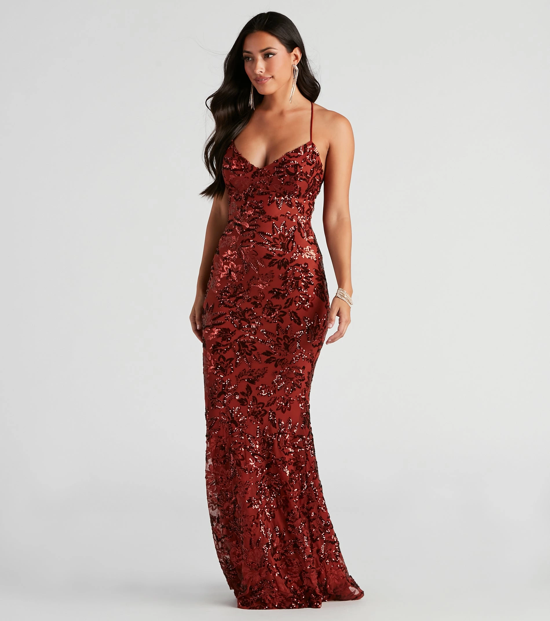 Windsor. Marleigh Formal Sequin Scroll Dress 13 Windsor. Marleigh Formal Sequin Scroll Dress - Image 11