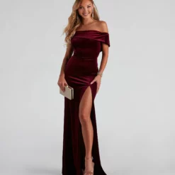 Windsor. Olivia Formal Velvet Off-The-Shoulder Dress 22 Windsor. Olivia Formal Velvet Off-The-Shoulder Dress -Deals Skirt Store 05002 2425 1 7d44f8f8 b280 45d9 bb0d ac50143bf88e
