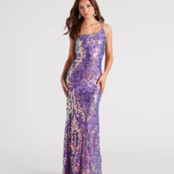 Windsor. Eleanor Formal Sequin One Shoulder Dress 14 Windsor. Eleanor Formal Sequin One Shoulder Dress -Deals Skirt Store 05002 2488 1