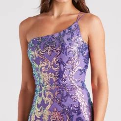 Windsor. Eleanor Formal Sequin One Shoulder Dress 17 Windsor. Eleanor Formal Sequin One Shoulder Dress -Deals Skirt Store 05002 2488 4
