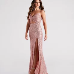 Windsor. Haven Cutout Sequin Formal Dress -Deals Skirt Store 05002 2507 3