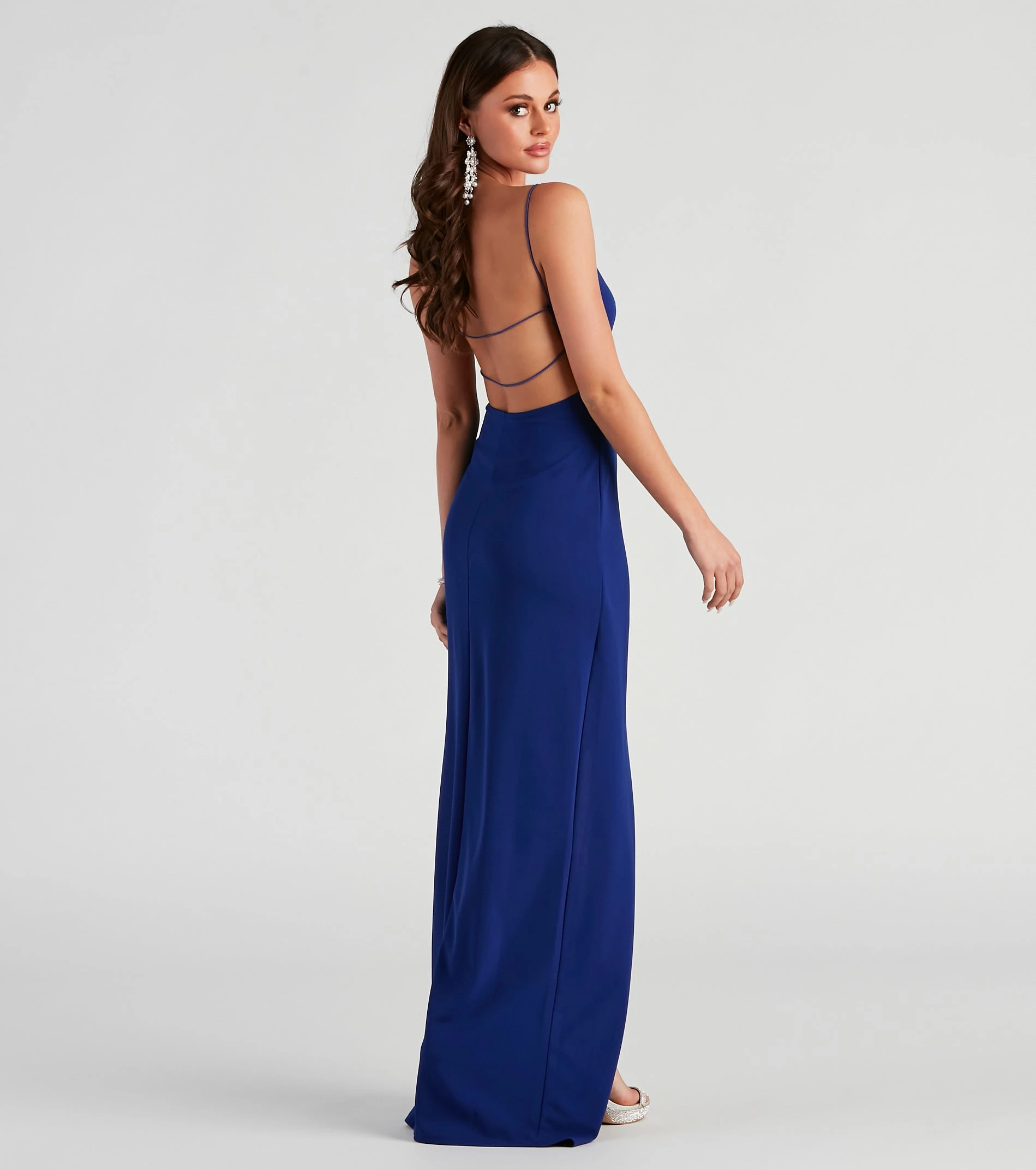 Windsor. Christly Formal Crepe Surplice Dress 4 Windsor. Christly Formal Crepe Surplice Dress - Image 2