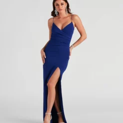 Windsor. Christly Formal Crepe Surplice Dress 16 Windsor. Christly Formal Crepe Surplice Dress -Deals Skirt Store 05002 2594 3