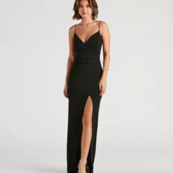 Windsor. Christly Formal Crepe Surplice Dress 24 Windsor. Christly Formal Crepe Surplice Dress -Deals Skirt Store 05002 2595 3