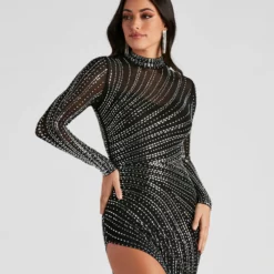 Windsor. Dana Formal Heat Stone Long Dress -Deals Skirt Store 05002 2640 4