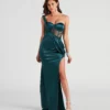 Windsor. Lo Formal One-Shoulder Satin Corset Dress 1 Windsor. Lo Formal One-Shoulder Satin Corset Dress -Deals Skirt Store 05002 2775 1