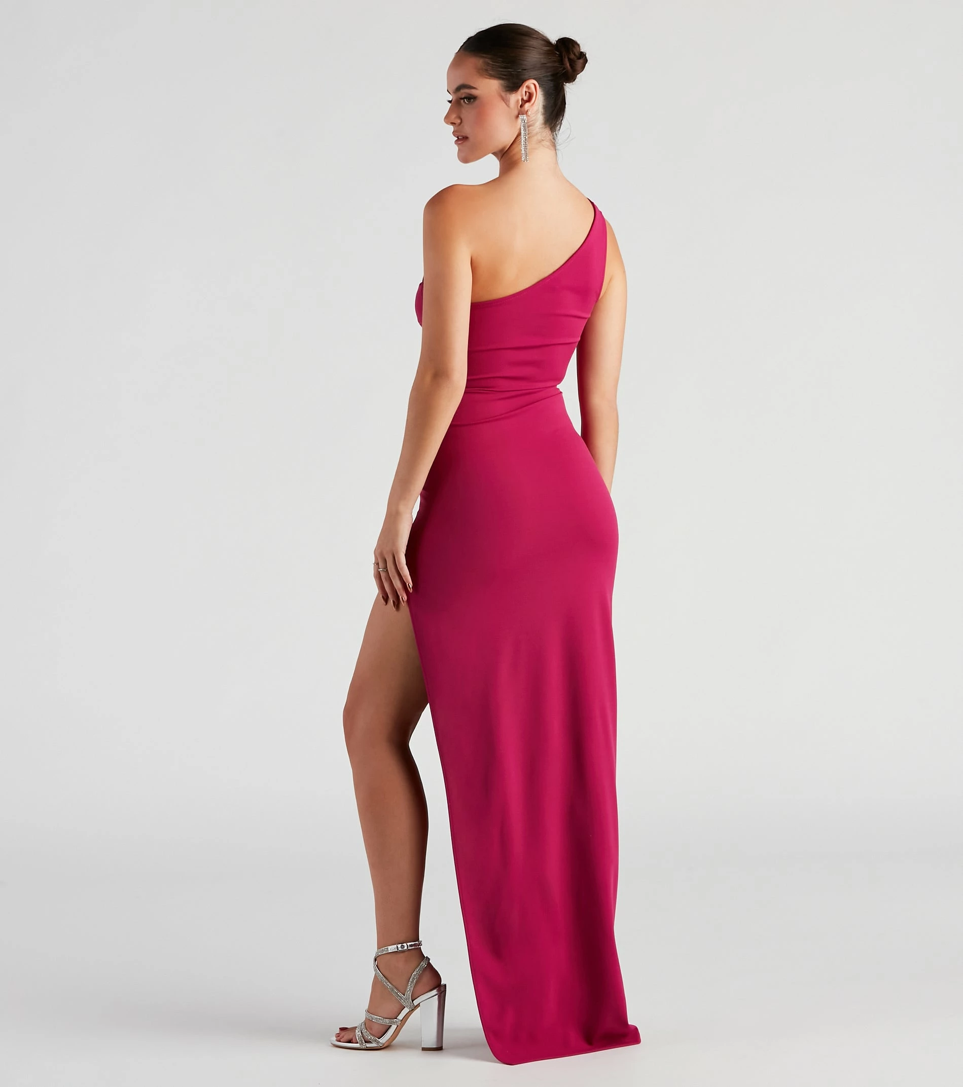 Windsor. Mayven One-Shoulder Cutout Slit Formal Dress 9 Windsor. Mayven One-Shoulder Cutout Slit Formal Dress - Image 7