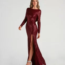 Windsor. Galinda Formal Sequin Mermaid Dress 12 Windsor. Galinda Formal Sequin Mermaid Dress -Deals Skirt Store 05002 3035 3