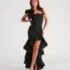 Windsor. Audrey Formal Ruffled One Shoulder Dress -Deals Skirt Store 05002 4037 1 fdc8742e 6500 48f6 9fbf d24340fb423e