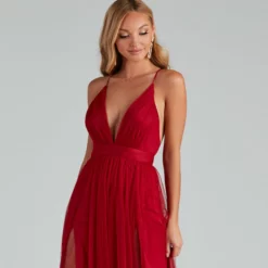 Windsor. Elisabeth Pleated Tulle Formal Dress -Deals Skirt Store 05002 4998 4