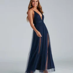 Windsor. Elisabeth Pleated Tulle Formal Dress -Deals Skirt Store 05002 5195 4