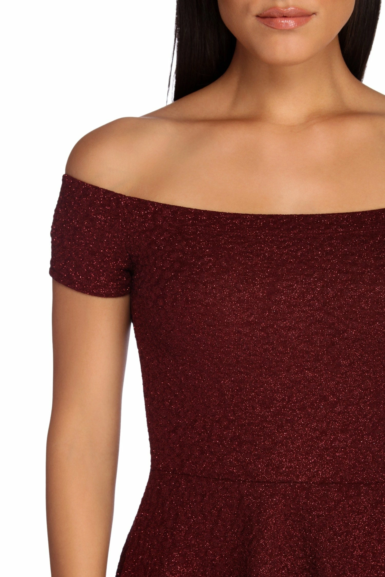 Windsor. Penelope Glitter Formal High Low Dress 6 Windsor. Penelope Glitter Formal High Low Dress - Image 4