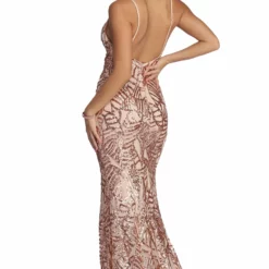 Windsor. Charice Flared Geometric Sequin Dress -Deals Skirt Store 05002 6193 3 5425570f 2776 4a54 a14c 84380293de67