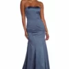 Windsor. Cheyenne Formal Strapless Satin Dress