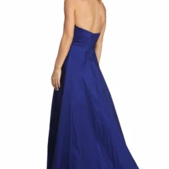 Windsor. Kayla Formal High Slit Taffeta Dress -Deals Skirt Store 05002 6364 3