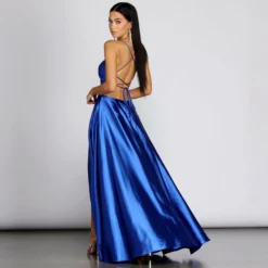 Windsor. Anne Formal Lattice Satin Dress -Deals Skirt Store 05002 6380 3 7609b723 73d2 4ddc a263 a071adc60736