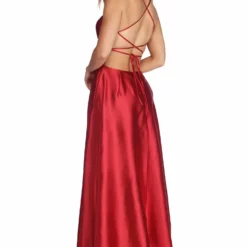 Windsor. Anne Formal Lattice Satin Dress -Deals Skirt Store 05002 6382 3