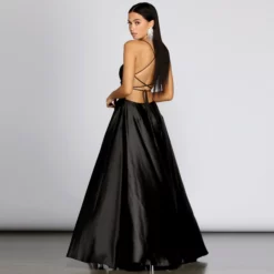 Windsor. Anne Formal Lattice Satin Dress -Deals Skirt Store 05002 6397 4 802c8b90 0edc 4374 8301 dc136f785e1d