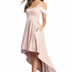 Windsor. Roselyn Satin Sweetheart High-Low Dress -Deals Skirt Store 05002 6407 1