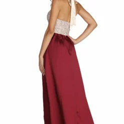 Windsor. Kaia Formal High Low Taffeta Dress -Deals Skirt Store 05002 6559 3