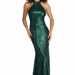 Windsor. Aspyn Formal Sleeveless Sequin Dress