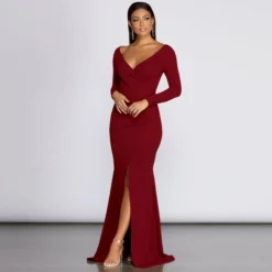 Windsor. Eva Off The Shoulder Mermaid Dress