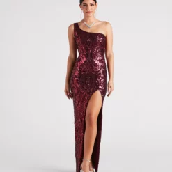 Windsor. Eris Formal Sequin Scroll Dress 14 Windsor. Eris Formal Sequin Scroll Dress -Deals Skirt Store 05002 6829 1