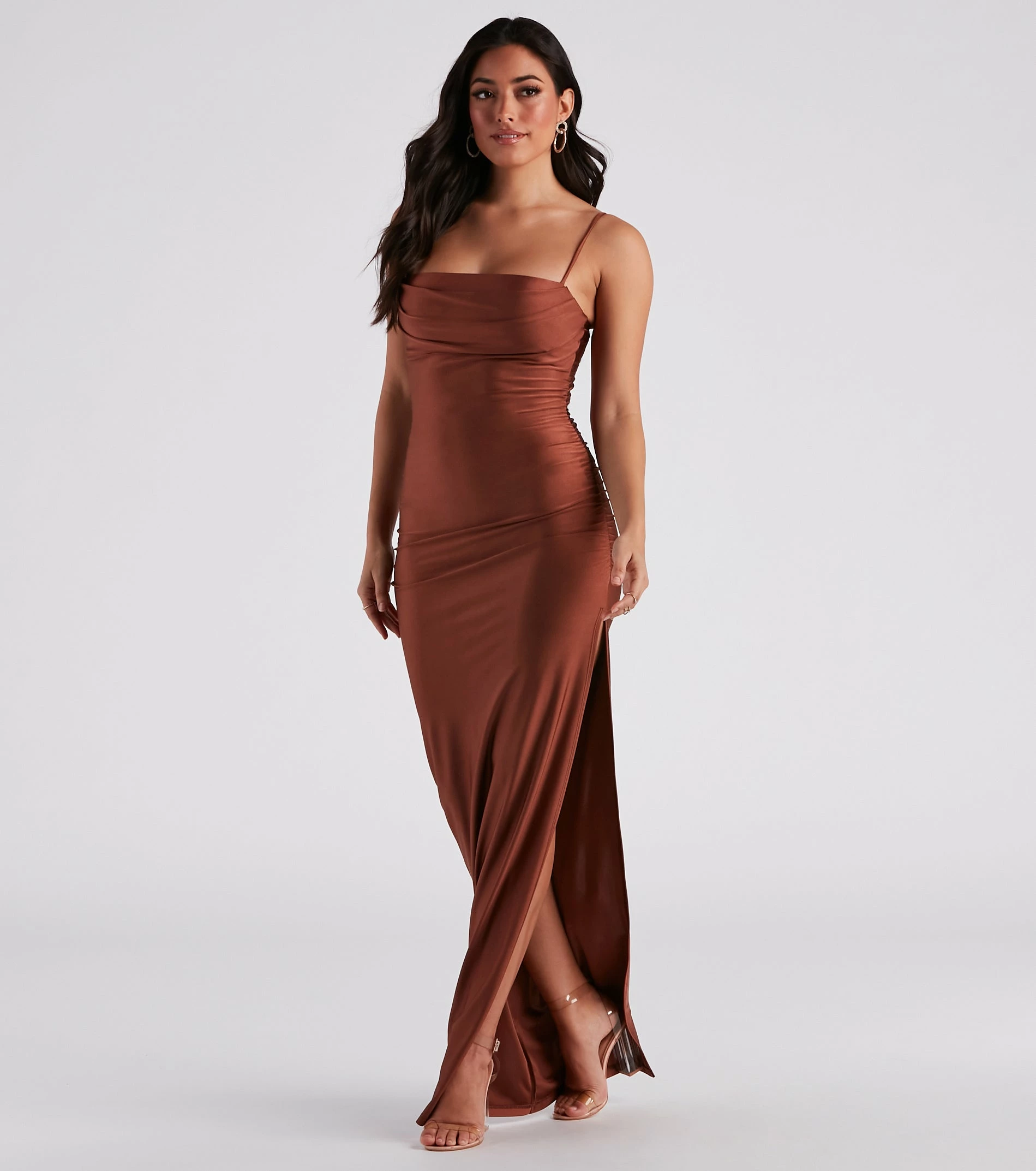 Windsor. Ella Cowl Neck Satin Dress 15 Windsor. Ella Cowl Neck Satin Dress - Image 13