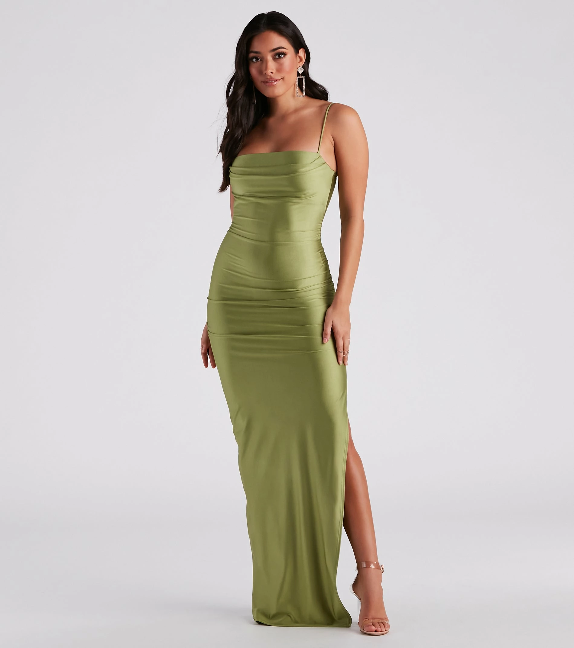 Windsor. Ella Cowl Neck Satin Dress 19 Windsor. Ella Cowl Neck Satin Dress - Image 17