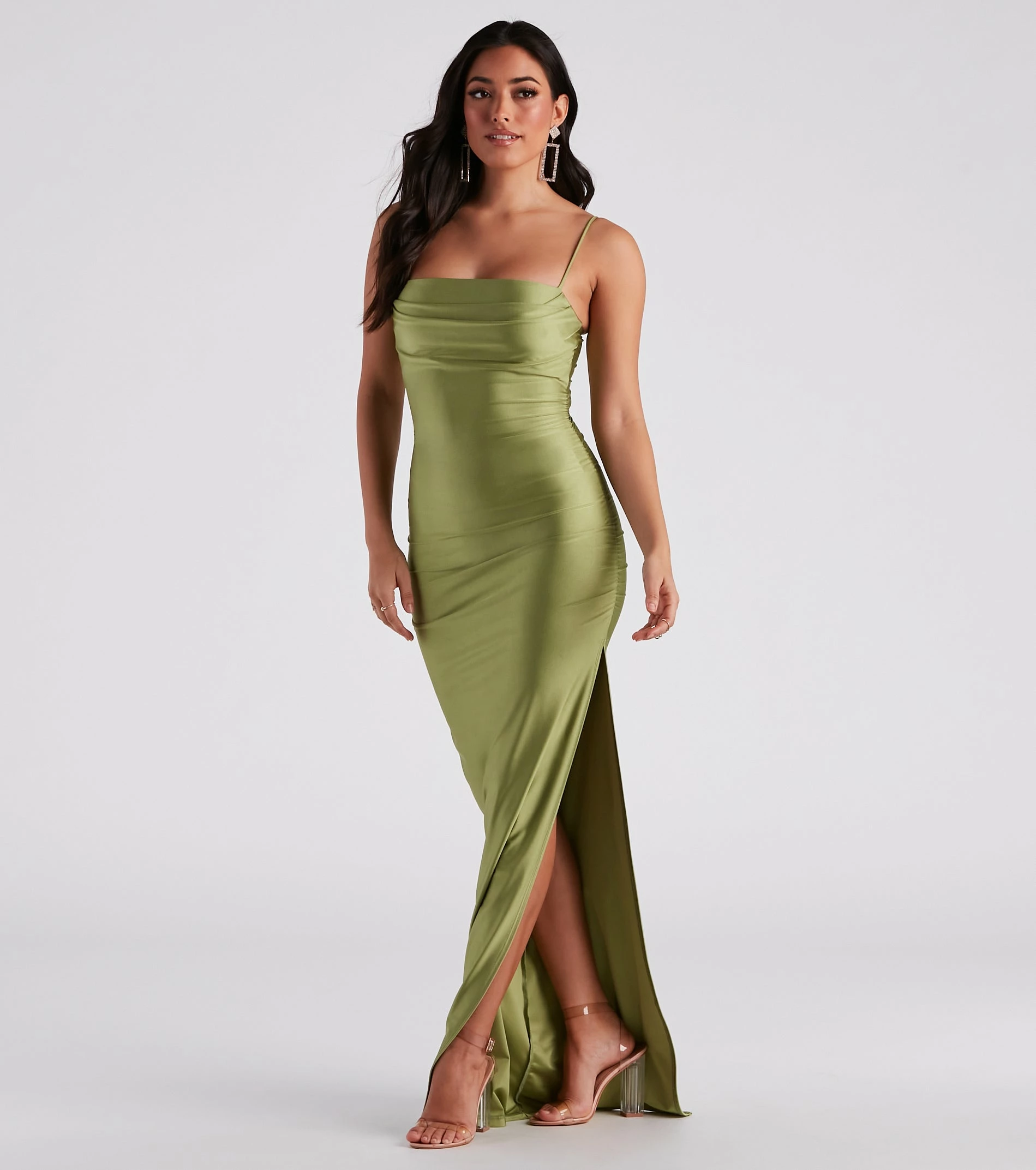 Windsor. Ella Cowl Neck Satin Dress 21 Windsor. Ella Cowl Neck Satin Dress - Image 19
