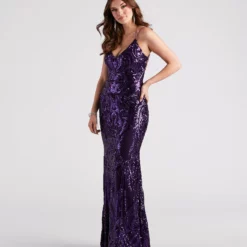 Windsor. Tabetha Formal Sequin Strappy Mermaid Dress -Deals Skirt Store 05002 6883 3