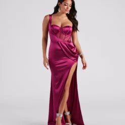 Windsor. Lo Formal One-Shoulder Satin Corset Dress -Deals Skirt Store 05002 6936 1 a023278b 4cda 45f3 9fe5 d23bb3c15f57