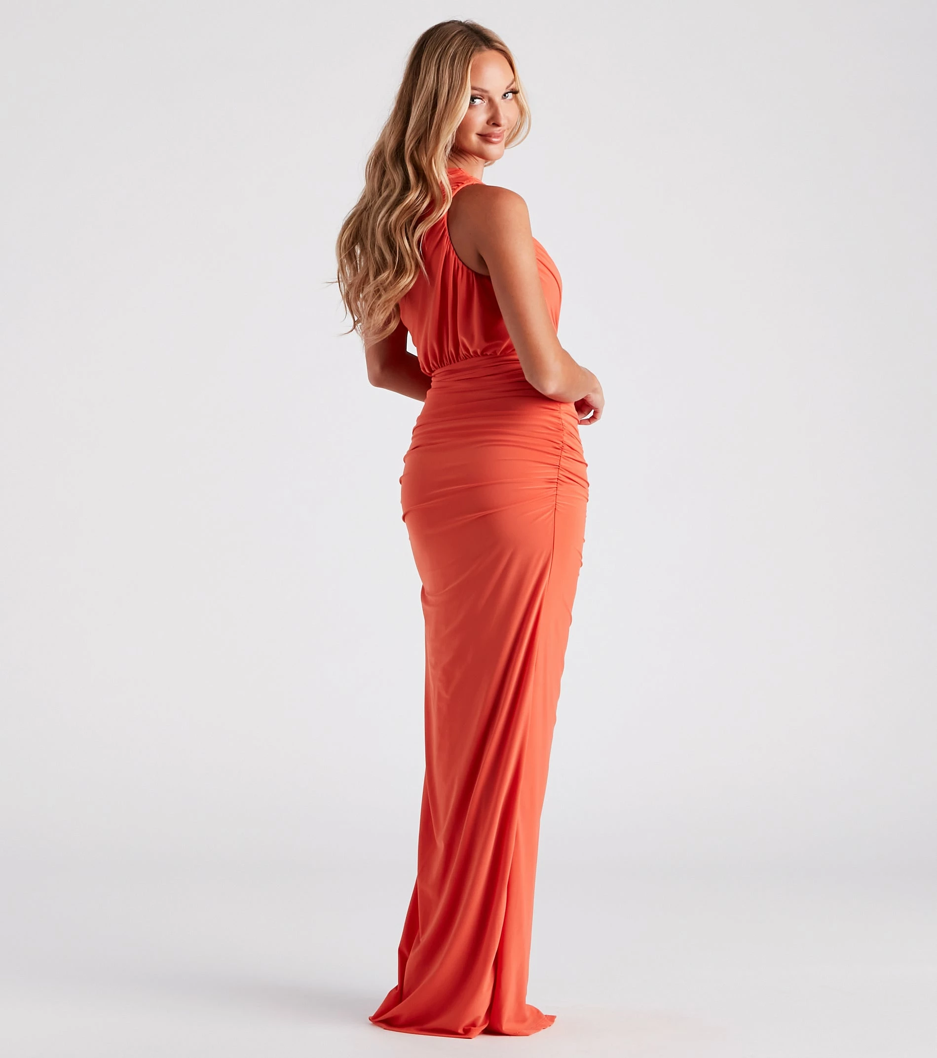 Windsor. Adora Formal One-Shoulder Ruched Dress 4 Windsor. Adora Formal One-Shoulder Ruched Dress - Image 2