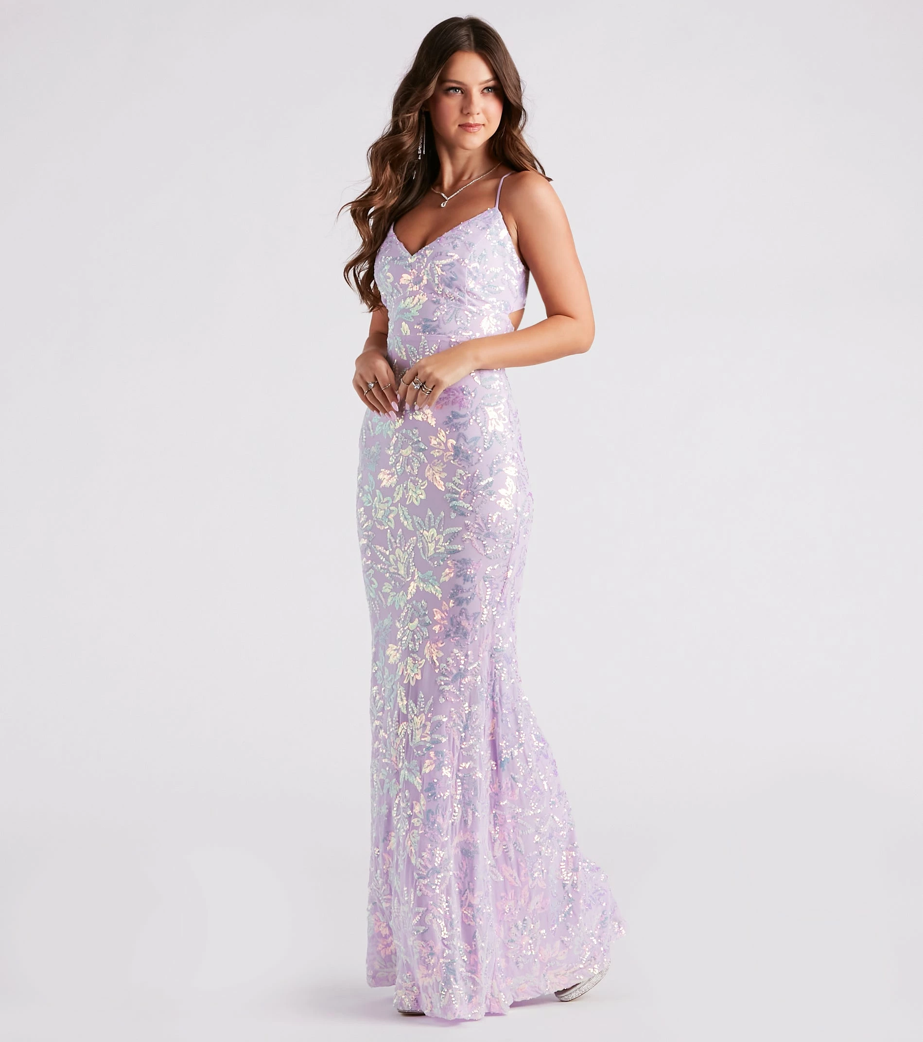 Windsor. Marleigh Formal Sequin Scroll Dress 17 Windsor. Marleigh Formal Sequin Scroll Dress - Image 15