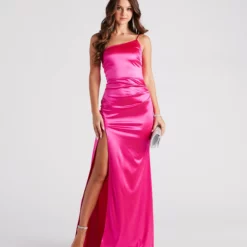 Windsor. Aretha Formal Satin Mermaid Dress