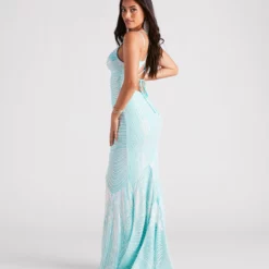 Windsor. Lyanna Formal Iridescent Sequin Mermaid Dress 23 Windsor. Lyanna Formal Iridescent Sequin Mermaid Dress -Deals Skirt Store 05002 7088 2 1