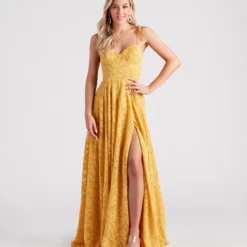 Windsor. Madelyn Formal Chiffon A-Line Dress