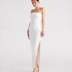 Windsor. Kaisley Strapless High Slit Slim-Fit Formal Dress 8 Windsor. Kaisley Strapless High Slit Slim-Fit Formal Dress -Deals Skirt Store 05002 7299 3 8ad4bb16 cbe0 49ff a720 3b07aefdf908