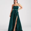 Windsor. Rylan High Slit A-Line Satin Formal Dress -Deals Skirt Store 05002 7411 1 f0cab1cc 102f 4afb a76b 28fb8f88f97d