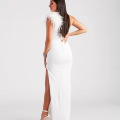 Windsor. Patricia Formal Crepe Marabou Long Dress 11 Windsor. Patricia Formal Crepe Marabou Long Dress -Deals Skirt Store 05002 7423 2 5951ecf1 592b 4b7c 9f59 150cbb091d3b