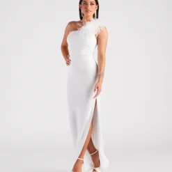 Windsor. Patricia Formal Crepe Marabou Long Dress 12 Windsor. Patricia Formal Crepe Marabou Long Dress -Deals Skirt Store 05002 7423 3 9c3a042e ef95 4293 a229 f547577bcf6f